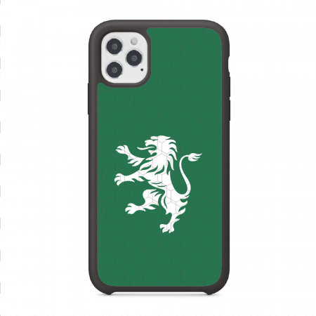 Capa de telemóvel com Leão e Fundo Verde